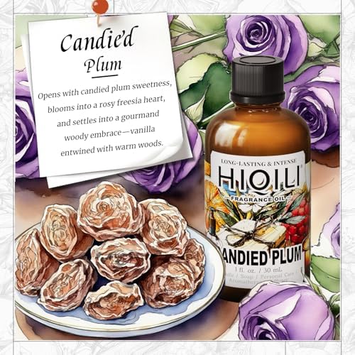 HIQILI Candied Plum Fragrance Oil for Diffuser, Candle & Soap - Image 2
