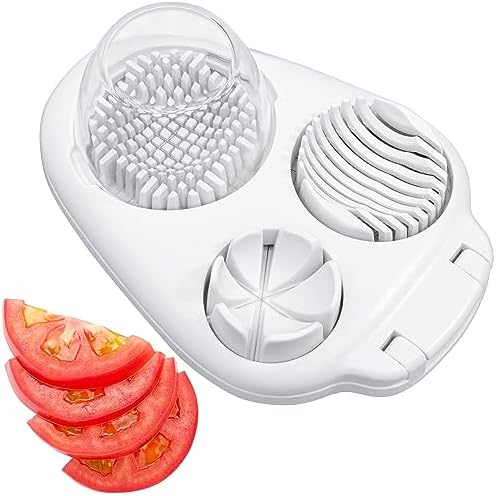 Egg Slicer for Hard Boiled Eggs - 3 Slice Modes and Clear Plastic Placemats Set of 2 - Table Protector, Bundle