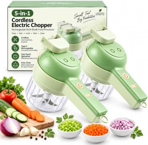 2027 Upgraded Multi Blade Chopper Electric Hand Held，B：2PCS by Unknown