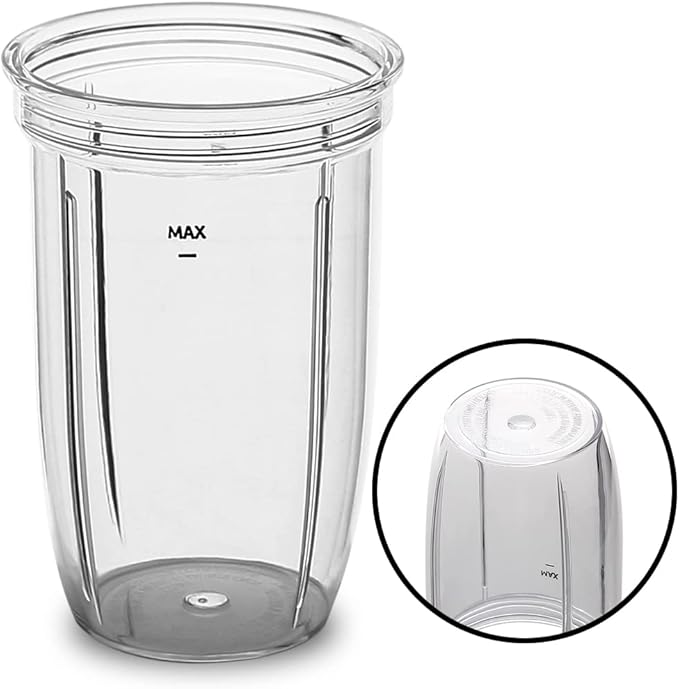 Replacement Parts cup with To-Go Lid ，Compatible with NutriBullet Blender Combo NutriBullet Pro 1000 and NutriBullet Select 2.0 (18oz)