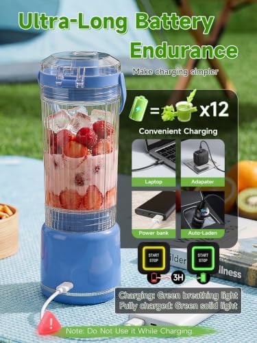 Cordless Portable Blender for Smoothies, Shakes and Ice Crushing - Image 5