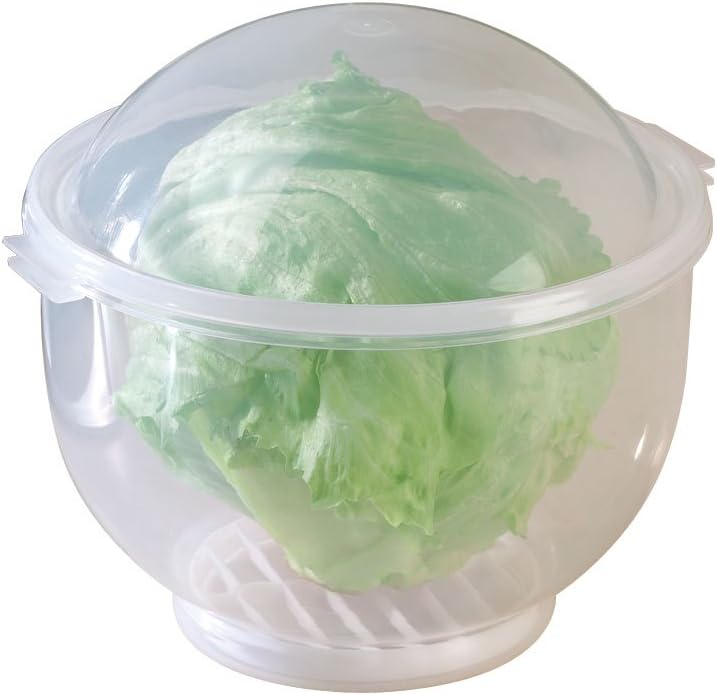 Lettuce Keeper for Fridge with Lid, Keeps Vegetables Fresh