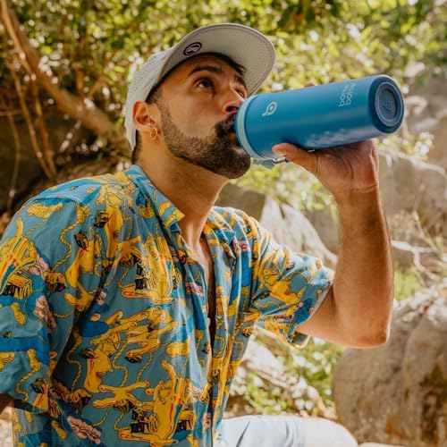BOTTLE BOTTLE 26 oz Insulated Shaker Bottle Insulated Water Bottle for Men and Women Protein Shaker for Gym Water Cup dark blue - Image 5