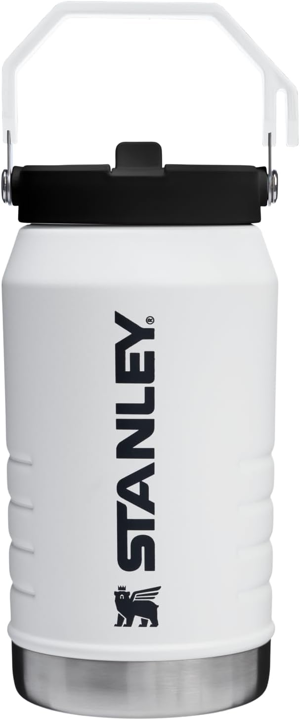 STANLEY IceFlow Flip Straw 2.0 Jug, 64 oz, Chalk
