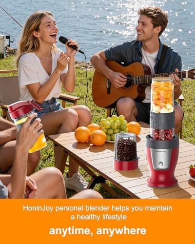 Smoothie Blender and Grinder Combo, 10-Piece Blenders Shakes - Image 6