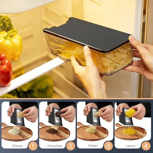 7-in-1 Safe Mandoline Slicer for Kitchen, Vegetable Slicer with Container