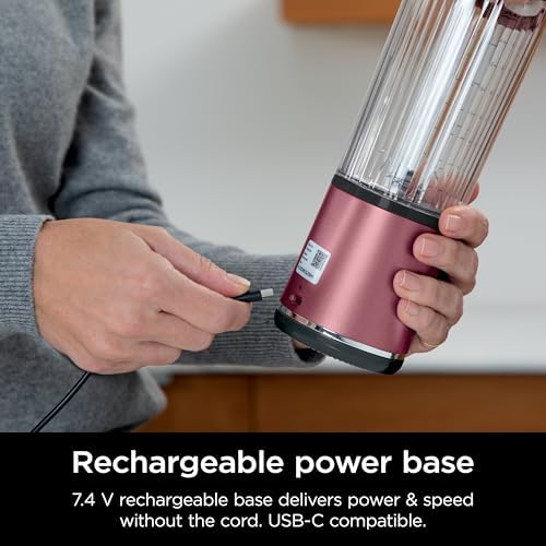 Ninja Blast Portable Blender, Cordless,18oz Vessel, Cherry, BC151RD - Image 4