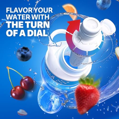 22oz Clear Plastic Bottle with 3 No Sugar, 0 Cal Flavored Water Sips