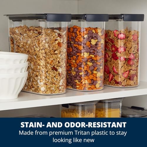 Brilliance Airtight Cereal Food Storage Container, Shatterproof, BPA-Free and Dishwasher-Safe, 32oz Capacity