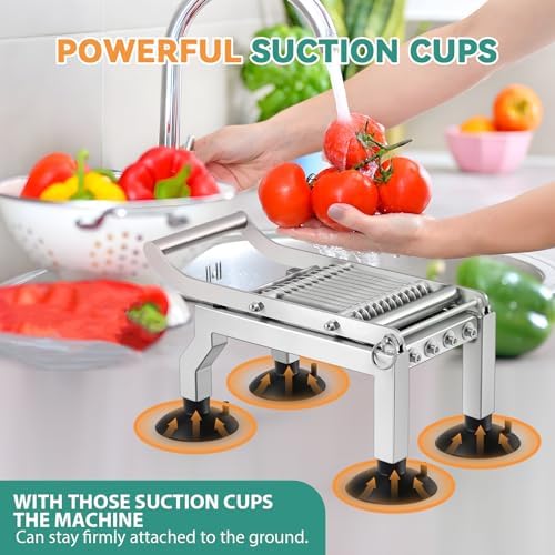 Newhai Commercial Tomato Slicer, 0.4"/10mm Stainless Steel - Image 5