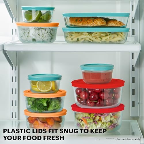 Simply Store (12-Pack) Glass Food Storage Containers Set
