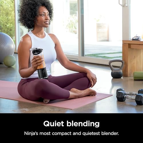 Ninja Blast Portable Blender, Cordless,18oz Vessel, Black Marble, BC152MK - Image 3