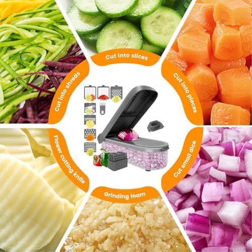 Spiralizer Vegetable Slicer Non-Slip Base, Stainless Steel Knives - Image 4