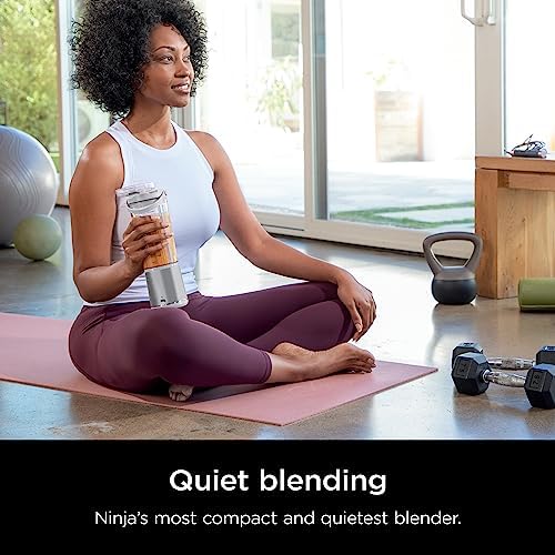Ninja Blast Portable Blender, Cordless 18 Ounce Container, Personal Blender for Shakes and Smoothies, BPA Free, Leak Proof Lid, USB-C Rechargeable, White, BC151WHC (Version