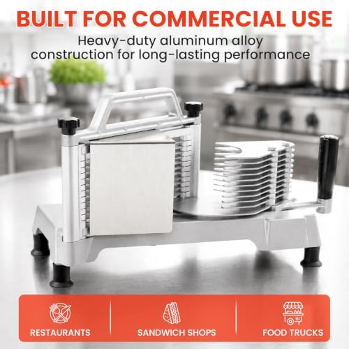 Commercial Tomato Slicer & Vegetable Chopper 1/4inch Food Slicer - Image 2