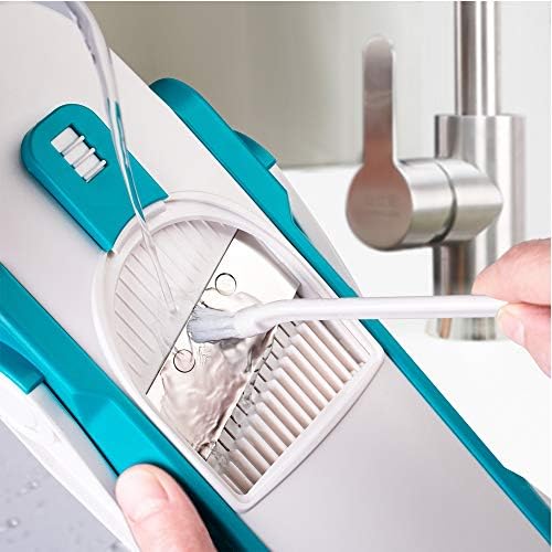 ONCE FOR ALL Safe Mandoline Slicer Kitchen, All in 1 Vegetable Slicer, Blue - Image 5