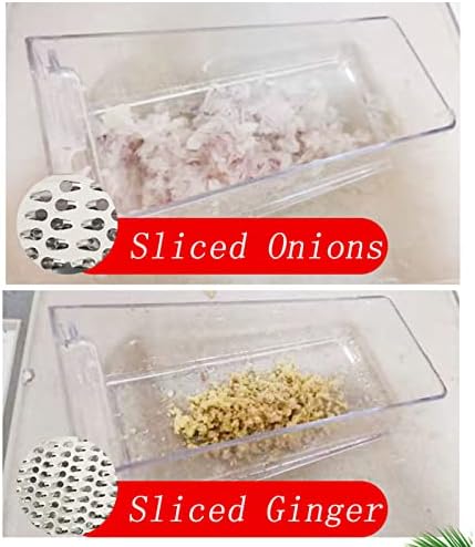 Professional Box Grater, Double Sided, Removable Container, Nutmeg Grater, ABS PS Material, Food Grater for Kitchen, Vegetables, Ginger, Potatoes