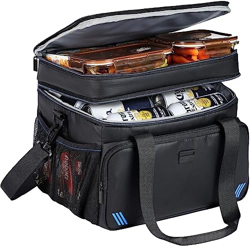 Soft Cooler Lunch Bag, Insulated Lunch Box for Men, 19L Soft Cooler