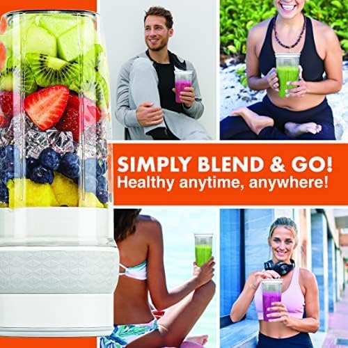 Bionic Blade Mini Portable Blender Juicer Bottle 26.5 oz, BPA-Free - Cordless & Rechargeable, Travel-Friendly Size for Smoothies, Shakes, Juices, Home & Kitchen Essentials, Gunmetal, As Seen on TV - Image 4