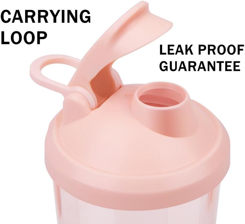 VOLTRX VortexBoost Electric Shaker Bottle, USB C Rechargeable Protein Shake Mixer, Shaker Cups for Protein Shakes and Meal Replacement Shakes, BPA-Free, Made with Tritan, Pink - Image 4