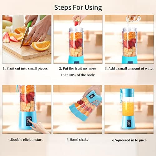 Portable Blender, Electric USB Mini Juicer Blender For Shakes and Smoothies - Image 5