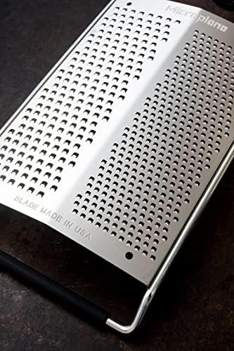 Microplane Gourmet Dual Grater - Fine and Coarse Stainless Steel Blades for Effortless Parmesan Cheese Grating and More