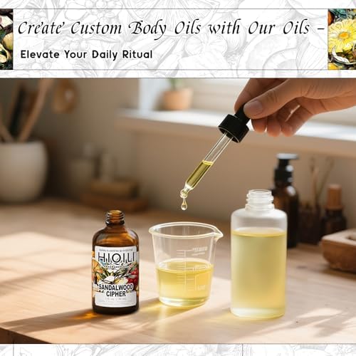 HIQILI Sandalwood Cipher Fragrance Oil for Diffuser,Perfume&Body Oil Craft - Image 4