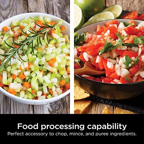 Ninja Foodi Power Chopper 3-Cup Bowl, Fits CI100 Series, Black, XSKKITCHPR