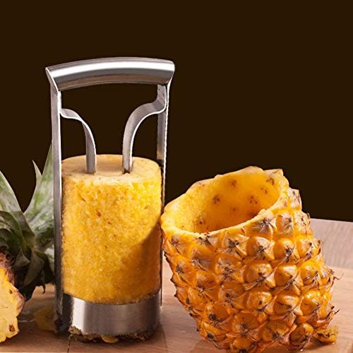 Pineapples Peeler, Stainless Steel Fruit Pineapples Peeler Corer Slicers Cutter Easy Kitchen Tool