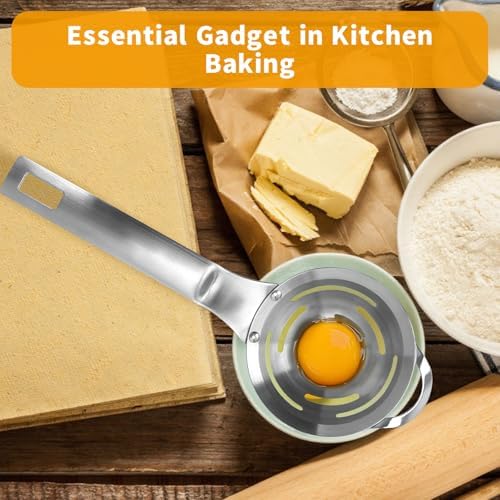 Stainless Steel Egg Yolk White Separator Tool for Raw Eggs - Image 5