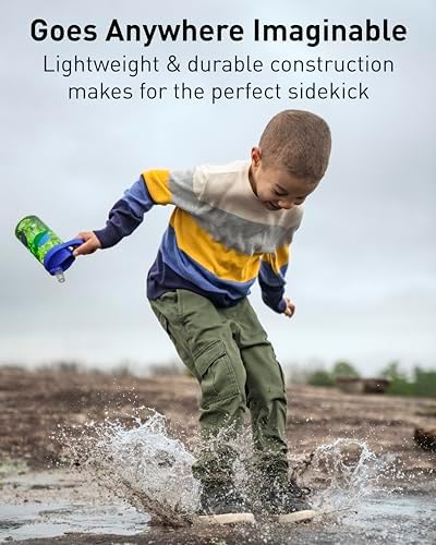 CamelBak Eddy+ Kids Water Bottle with Bite Valve Straw, Leak‑Resistant Easy Sip Design for Everyday Hydration, 14oz