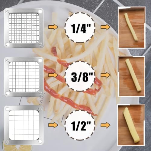 1/4" Replacement Dicer Chopper Blade with Pusher Block