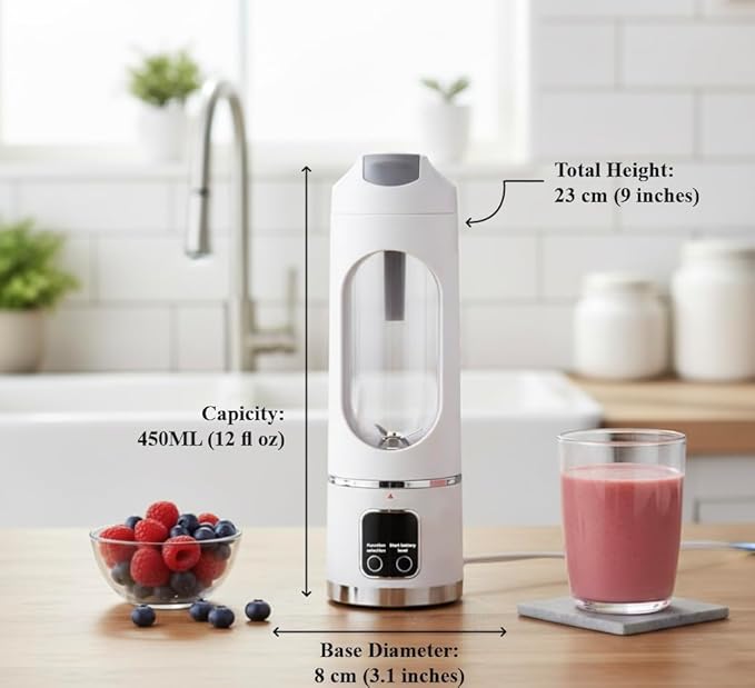 Portable Blender for shakes and Smoothies (White)