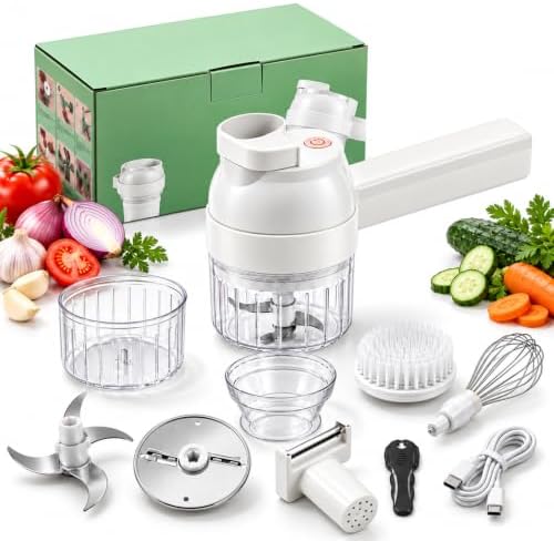 Handheld Wireless Electric Vegetable Chopper,Multi-Function Food Processor by Unknown