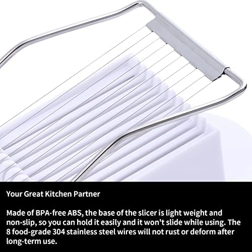 2 Pack Luncheon Meat Slicer, Egg Slicers,Strawberry Slicer - Image 3