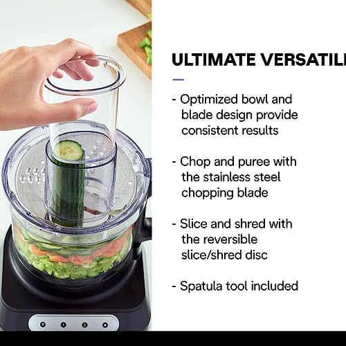 Braun FP3101BK Easy Prep 8-cup Food Processor, Black - Image 3