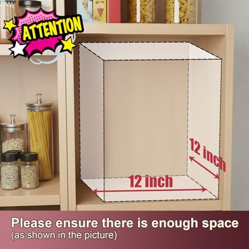 Lazy Susan Medicine Bottle Organizer for Cabinet 2 Tier Clear