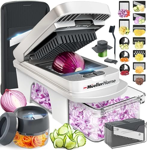 Mueller Pro-Series All-in-One, 12 Blade Mandoline Slicer for Kitchen by Mueller