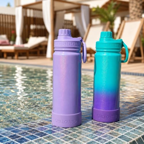 17oz Kids Insulated Stainless Steel Water Bottle w/Spout Lid