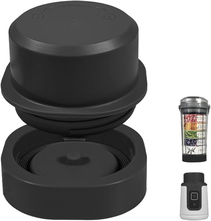 Blade Cover and Vessel Cap for Ninja Blast, Portable Blender BC100 & BC151 Series, Ninja Accessories, 2-in-1 Replacement Parts, Food Grade, Leakproof, Dishwasher Safe