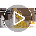 Rotary Cheese Grater Hand Crank, Kitchen Shredder Speed Mandolin Slicer Nuts Grinder with Handle and Drum Blades for Cheese, Vegetable, Walnuts, Chocolate, Potato, Carrot, 3 Blades, White