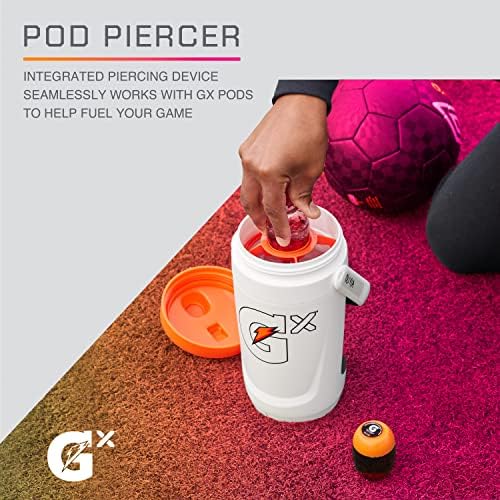 Gx Performance Jug, 64oz, Leakproof, Non Slip Grip, Great for Athletes, Red