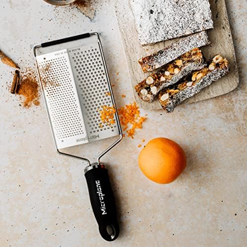 Microplane Gourmet Dual Grater - Fine and Coarse Stainless Steel Blades for Effortless Parmesan Cheese Grating and More