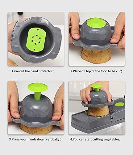 Vegetable Chopper With Container Onion Chopper, Egg Slicer, Slicer, Vegetable Slicer, Professional food chopper,8 blades