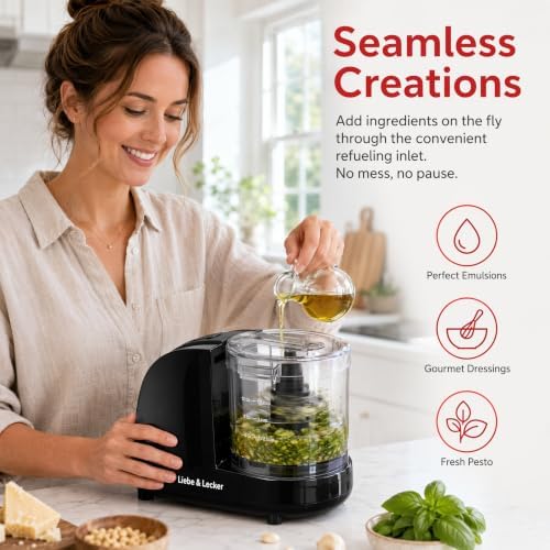 Mini Food Processor 1.5 Cup Electric Food Chopper