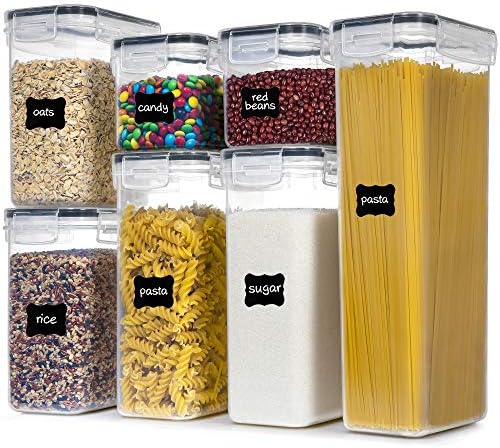 Airtight Food Storage Containers with Lids, 7 PCS