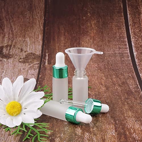 Kesell 50 Pack 5ml Frosted Glass Dropper Bottles for Essential Oils - Image 7
