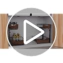 Pull Out Cabinet Shelf 2 Tier Metal Under Sink Organier