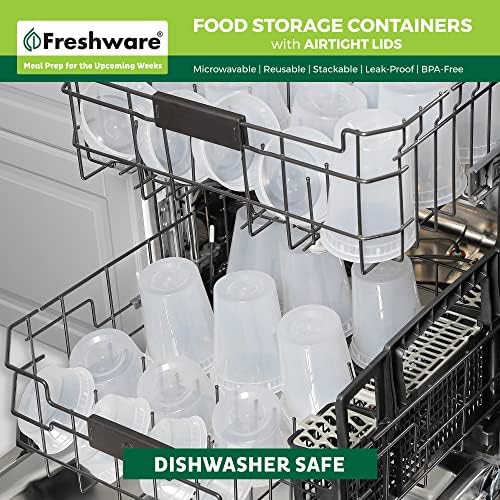 Food Storage Containers with Lids 32 oz [24 Set] Soup Containers
