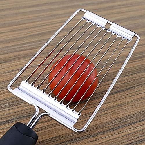 Tomato Slicer,Stainless Steel Handheld Boiled Eggs Slicer Tomato Cutter Veggie Chopper Kitchen Gadgets